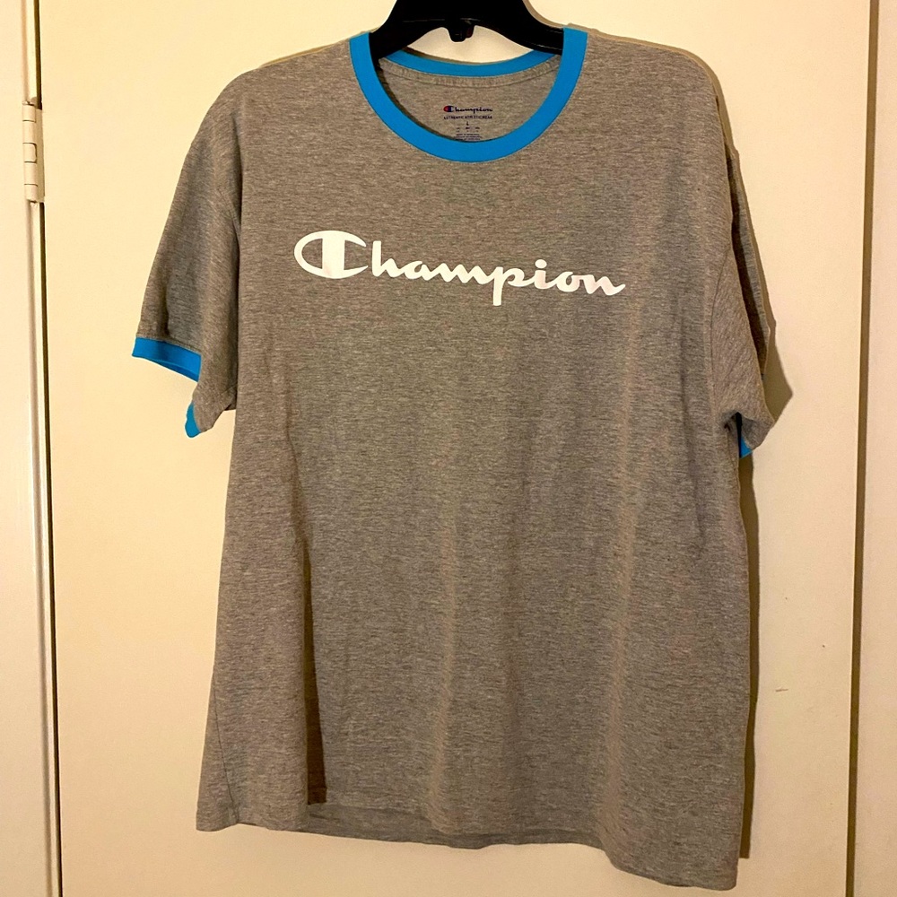 Champion T-Shirt Blue And Grey